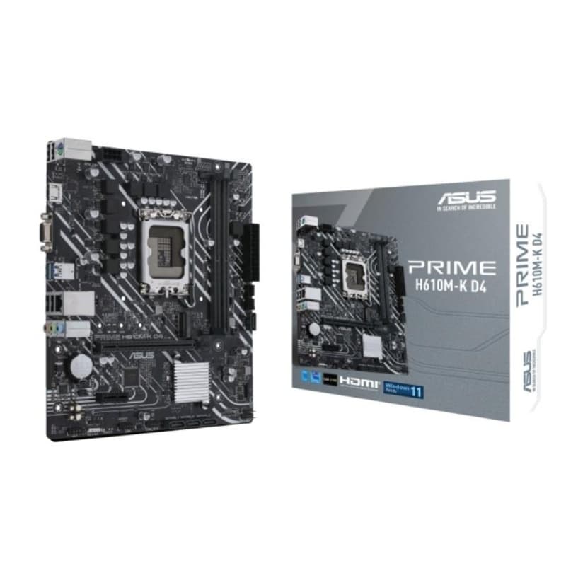 Placa Mãe 1700 Asus H610m-k Prime D4/M.2/HDMI/VGA/DDR4 12G 13G