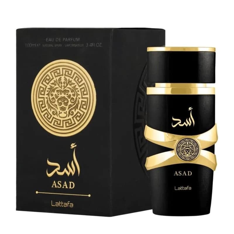 Perfume Lattafa Asad Preto Masculino EDP 100ML Arabe