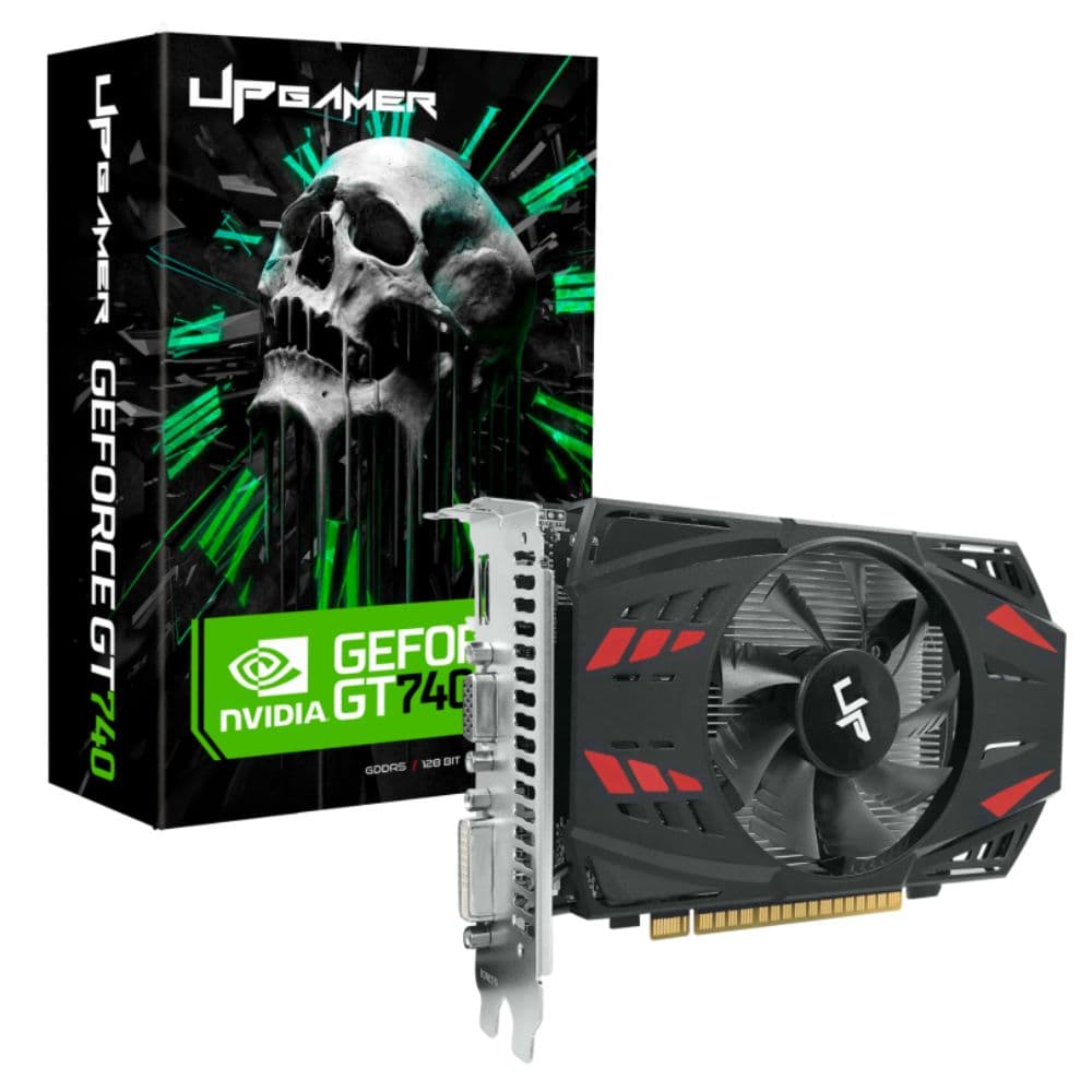 PLACA DE VÍDEO 2GB GT740 UP GAMER DDR5 128BIT VGA/DVI/HDMI