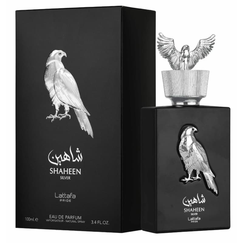 Perfume Lattafa Shaheen Silver Masculino EDP 100ML Arabe