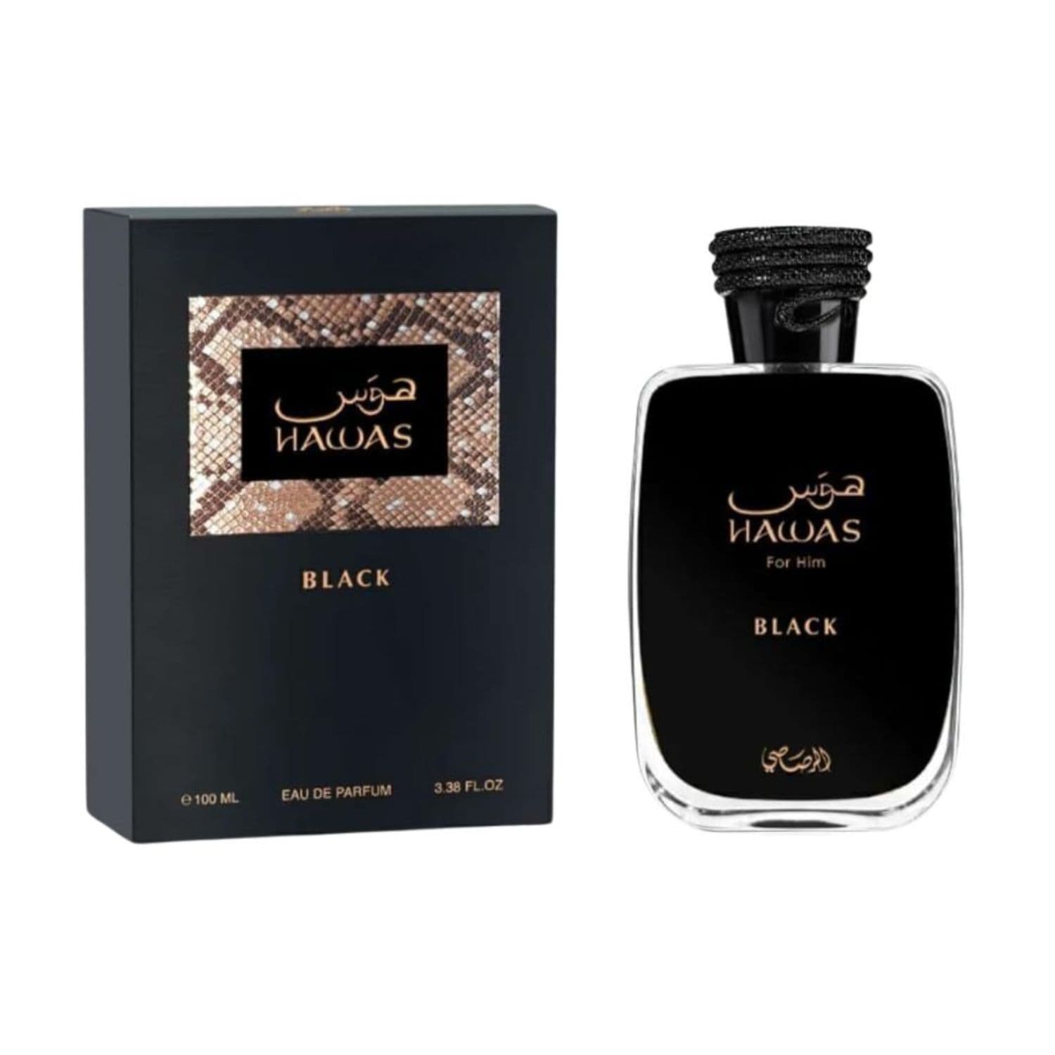 PERFUME RASASI HAWAS BLACK MASCULINO EDP 100ML ARABE