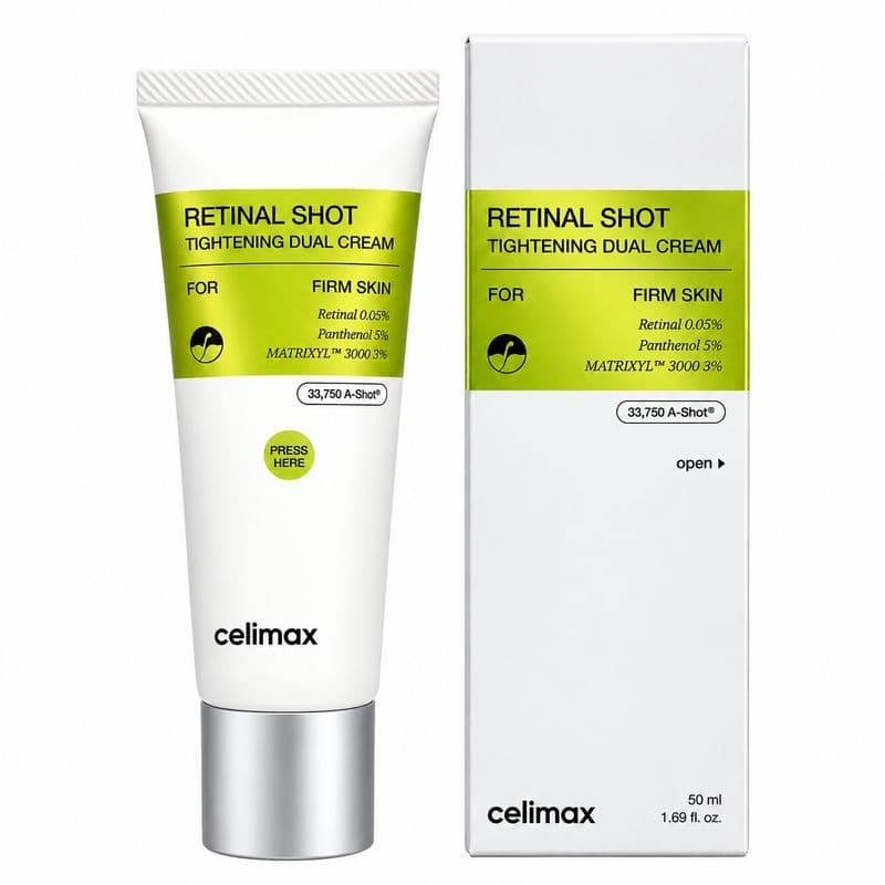 Creme Facial Firmador Celimax Retinal Shot Tightening Dual Cream 50ML Coreano