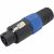 Conector Speakon de Linha Macho 4 Pólos Pgsp0002 Preto/azul Storm
