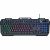 Teclado Gamer Multimídia Crusader Preto Fortrek G